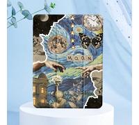 Custodia per tablet con collage di dipinti di Van Gogh Starry Sky, adatta per 9.7/10.2/10.5/10.9/12.9/Pro 11 (10a generazione), compatibile con Samsung Galaxy Tab S6 Lite 10.4 pollici, compatibile con