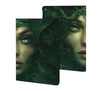 Custodia per tablet con mitologia greca Medusa, compatibile con iPad 2019/2020/2021 (10,2 pollici), custodia protettiva con funzione sleep/wake