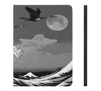 Custodia per tablet con motivo giapponese The Great Wave Off Kanagawa, compatibile con iPad Air4/Air5 (11,9 pollici), custodia protettiva per tablet con accensione e spegnimento automatico
