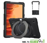 Custodia Per Tablet Con Protezione In Vetro 9H E Cover Rigida