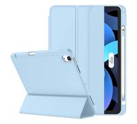 Custodia per tablet con supporto a tre ante, perfetta per il nuovissimo iPad da 9,7 pollici (modello 2018/2017), con motivo a nido d'ape per una