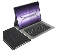 Custodia per tablet con tastiera compatibile con OnePlus Pad 3 - Custodia tastiera Bluetooth QWERTZ - Nero