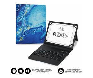 CUSTODIA PER TABLET CON TASTIERA SUBBLIM SUBKT5-BTTB01 - 11", Bluetooth, poliuretano e silicone