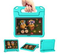 Custodia per tablet da 8 pollici per bambini, non compatibile con iPad, TrendGate Extra Spessore per tablet da 8 pollici con supporto pieghevole - Turchese