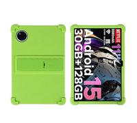 Custodia per tablet DOOGEE Tab A9+ Plus/ A9 Pro+ Plus da 11 pollici con cavalletto per PC, silicone morbido, lavabile, custodia antiurto con angoli ispessiti, verde