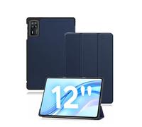 Custodia per tablet DOOGEE Tab E3+ da 12 pollici, custodia protettiva sottile con supporto, impermeabile, antiurto e antipolvere, blu scuro