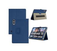 Custodia per tablet DOOGEE TAB G6 MAX 13.4" - Custodia pieghevole in pelle PU con supporto pieghevole, resistente alle cadute e ai graffi, blu