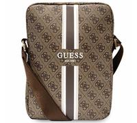 Custodia per tablet Guess 4G a righe marroni da 10 pollici