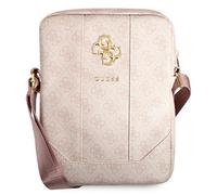 Custodia per tablet Guess da 10" rosa 4G con grande logo in metallo