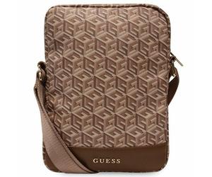 Custodia per tablet Guess GCube a righe marroni da 10 pollici