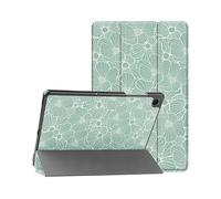 CUSTODIA PER TABLET IMOSHION Design Trifold Botanica, 11", similpelle, supporto, chiusura magnetica