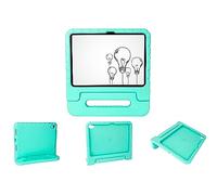 Custodia per tablet iPad 10,9" (10° Gen.) con supporto per penna e penna, robusta e resistente agli urti, ideale per bambini, scuola e lezioni - Aqua