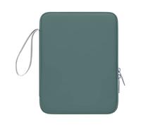 Custodia per tablet iPad 9,7 pollici 10,2 pollici 10,5 pollici 10,9 pollici con vassoio portapenne, con tessuto protettivo e versione grande capacità, verde