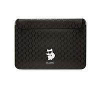 CUSTODIA PER TABLET KARL LAGERFELD Saffiano Monogramma 16 ", Poliestere/Nylon