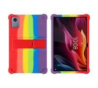 Custodia per tablet Lenovo Tab K11 Plus 11,5" TB-352FU/TB-352XU - Custodia protettiva antiurto in silicone morbido antiurto con supporto regolabile per PC (arcobaleno)