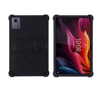 Custodia per tablet Lenovo Tab K11 Plus 11,5" TB-352FU/TB-352XU - Custodia protettiva antiurto in silicone morbido antiurto con supporto regolabile per PC (nero)