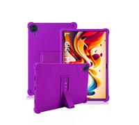 Custodia per tablet Logicom Tab XXL da 14 pollici, morbida cover in silicone, con supporto pieghevole, leggera antiurto, antigraffio, protezione a tutto tondo, viola