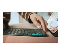 Logitech Flip Folio - Custodia con tastiera per iPad in Graphite, iPad Pro da 13 pollici (M4), iPad Air da 13 pollici (M2 e M3)