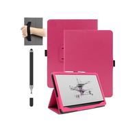 Custodia per tablet Onyx Boox Note Air 5 C 10.3 pollici, resistente agli urti, con slot per penna, impermeabile, anti-graffio, supporto multi-angolo, con cinturino da polso, sottile e resistente, rosa