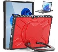 Custodia per Tablet PC, custodia compatibile con Microsoft Surface Pro 8, custodia da 13 pollici con supporto girevole, compatibile con tastiera tipo Cover con cavalletto, custodia protettiva antiurto