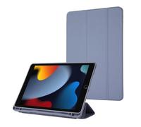 Custodia per tablet PC, custodia per iPad da 10,2 pollici 2021/2020/2019, custodia per iPad di 9a/8a/7a generazione con portapenne, custodia intelligente con supporto a tre volte con retro in morbido