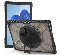 Custodia per tablet PC Custodia per tablet compatibile con Microsoft Surface Pro 7/6/5/4/Pro 7+ 12,3 pollici - Custodia protettiva robusta con cavalletto rotante, maniglia e supporto antiurto (Szary)