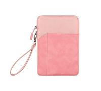 Custodia per tablet per i-p-ad air custodia, custodia protettiva portatile con custodia a doppio strato e cerniera, custodia impermeabile e anticaduta per tablet da 9,7-10,8 pollici (Rosa)