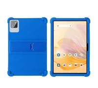 Custodia per tablet PRITOM Tab 11/Tab 12 da 10,1 pollici con cavalletto per PC, in morbido silicone, lavabile, con angoli ispessiti, antiurto, blu