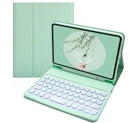 Custodia per tablet Royal Bailey TY-OP103-1 con tastiera Bluetooth per Oppo Pad Air 10.36 Verde