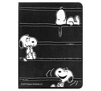 Custodia per tablet Samsung Galaxy S7, motivo Snoopy Stripes ufficiale [custodia per tablet] [protezione anticaduta] girevole a 360 gradi [funzione supporto]