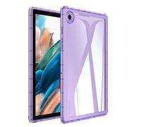 Custodia per tablet Samsung Galaxy Tab A8 10,5 pollici 2021/2022, custodia morbida trasparente per SM-X200/X205, assorbimento degli urti, custodia paraurti leggera e sottile, viola