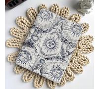 Custodia per tablet stile retrò con sole e luna, compatibile con iPad 9.7/10.2/10.5/10.9/12.9/Pro 11, 10a generazione, compatibile con Samsung Galaxy Tab S6 Lite 10.4 pollici, compatibile con Kindle P