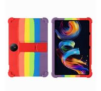 Custodia per tablet TCL NXTPAPER 11 Plus da 11,5 pollici, adatta ai bambini, antiurto, in morbido silicone, antiurto, con supporto regolabile in PC (arcobaleno)