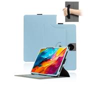 Custodia per tablet TCL Tab A1 Plus da 12,2 pollici, custodia protettiva in pelle PU, con portapenne e cordino, blu