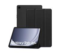 TECH PROTECT SmartCase - Custodia a portafoglio con funzione di supporto, magnetica, compatibile con Samsung Galaxy Tab A9+ Plus 11.0 X210 / X215 / X216, colore: Nero