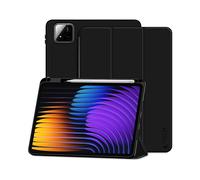 Cover Tech-Protect SmartCase Xiaomi Pad 7/7 Pro Nera Silicone Supporto Auto Sleep