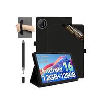 Custodia per tablet Teclast P50T 11 pollici, Android 16, resistente agli urti, con slot per penna, impermeabile, anti-graffio, supporto multi-angolo, con cinturino da polso, sottile e resistente, nero