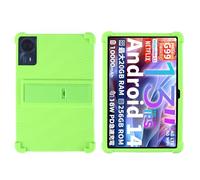 Custodia per tablet Teclast T65 Max Android 14 da 13 pollici, adatta ai bambini, antiurto, in morbido silicone, antiurto, protettiva, con supporto regolabile (verde)