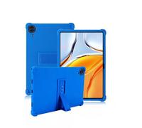 Custodia per tablet Teclast T70 da 14 pollici, morbida cover in silicone, con supporto pieghevole e pennino, facile da urti, antigraffio, protezione a tutto tondo, blu