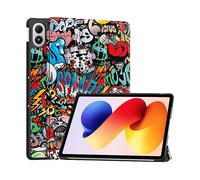 CUSTODIA PER TABLET WIGENTO 3folt Wake UP & Sleep Graffiti, 12,1"