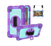 CUSTODIA PER TABLET WIGENTO Galaxy Tab A11 / A9, 360°, plastica/silicone, supporto integrato