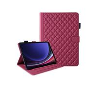 CUSTODIA PER TABLET WIGENTO Galaxy Tab S10 FE Plus, similpelle e TPU, motivo a rombi, funzione di supporto