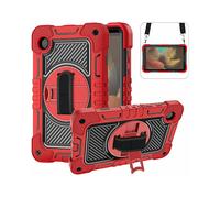 CUSTODIA PER TABLET WIGENTO ibrida da esterno a 360 gradi, 360°, plastica/silicone, con supporto