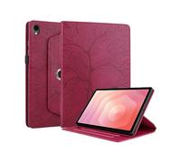 CUSTODIA PER TABLET WIGENTO in pelle sintetica con rotazione a 360°, motivo albero e supporto