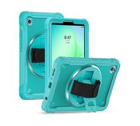 CUSTODIA PER TABLET WIGENTO in plastica e silicone con rotazione a 360 gradi, Galaxy Tab A11