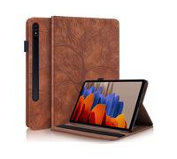 CUSTODIA PER TABLET WIGENTO in similpelle con motivo ad albero, supporto pieghevole