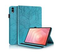 CUSTODIA PER TABLET WIGENTO in similpelle con motivo albero, supporto pieghevole