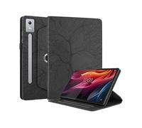 CUSTODIA PER TABLET WIGENTO Tab P12 12,7, similpelle, rotazione 360°, supporto, motivo ad albero