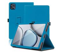 Custodia per TABWEE T90/W90 11 Pollici, Cover Tablet TABWEE T90/W90, Copertura Protettiva Pieghevole con Supporto per Matita e Cinturino da Polso, Protezione Completa. (Azzurro)