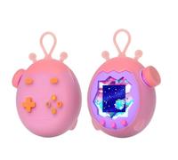 Custodia per Tamagotchi Paradise, custodia antiurto in silicone per animale domestico virtuale, copertura morbida a tutto corpo con pulsanti 3D riprodotti，Jelly Arancione